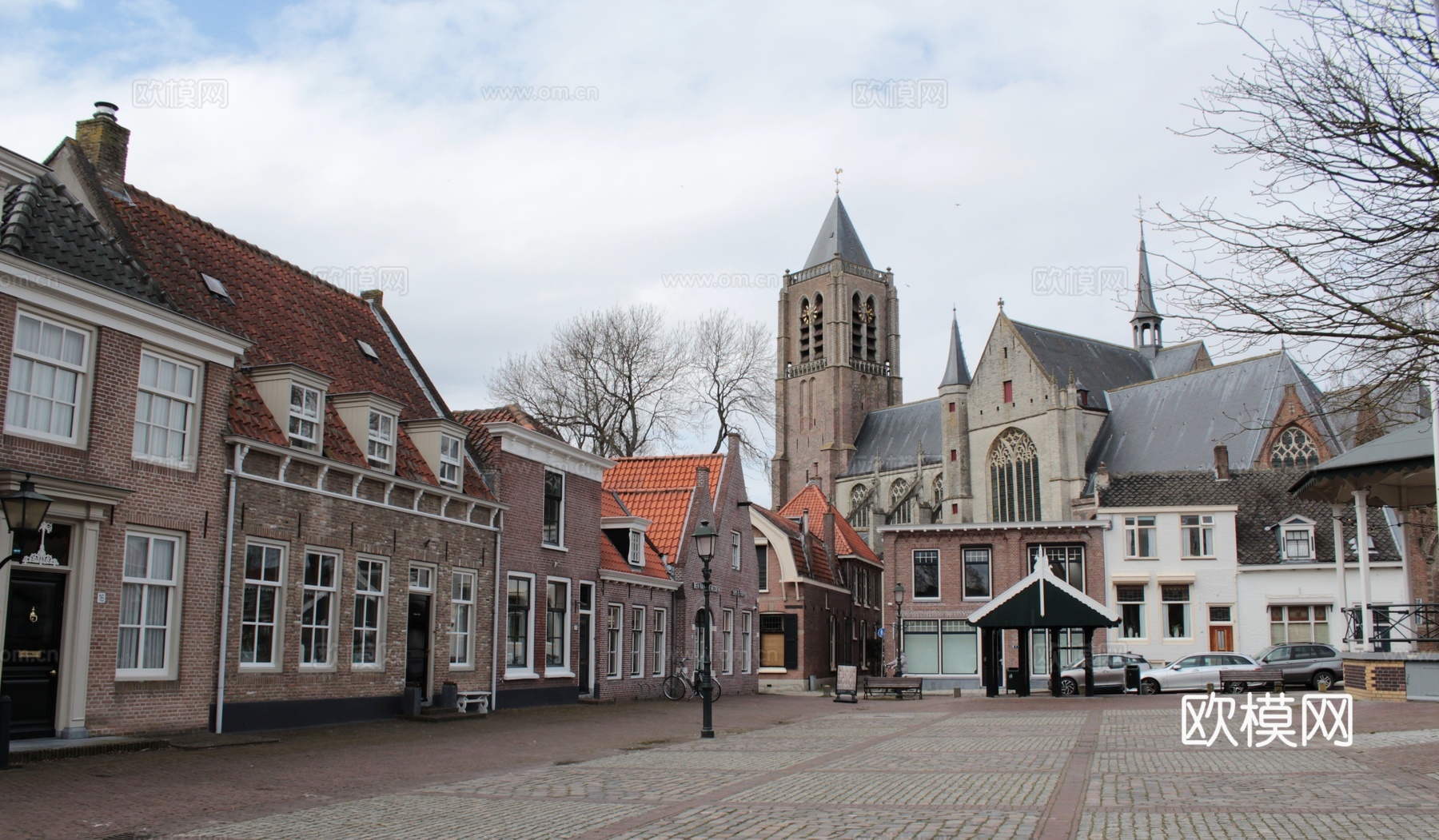 白天城市外景  外景贴图  环境贴图下载