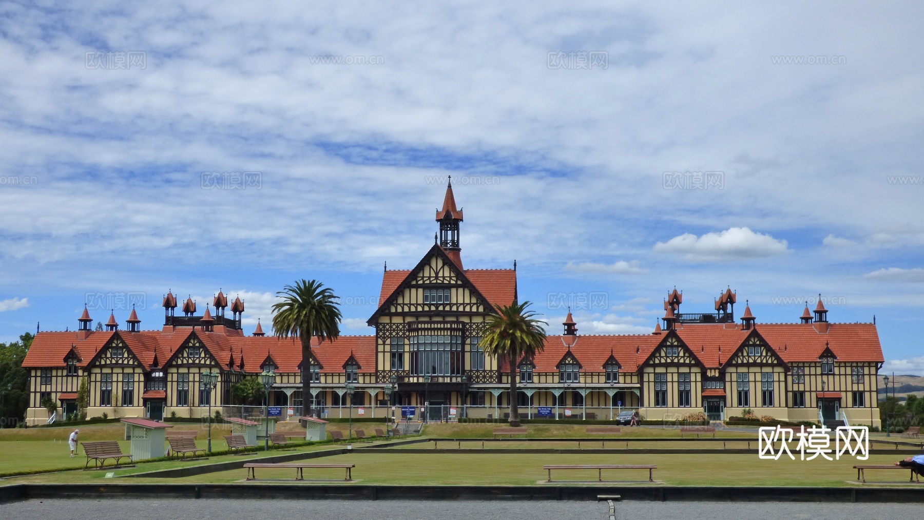 白天城市外景  都市广场贴图  环境贴图下载