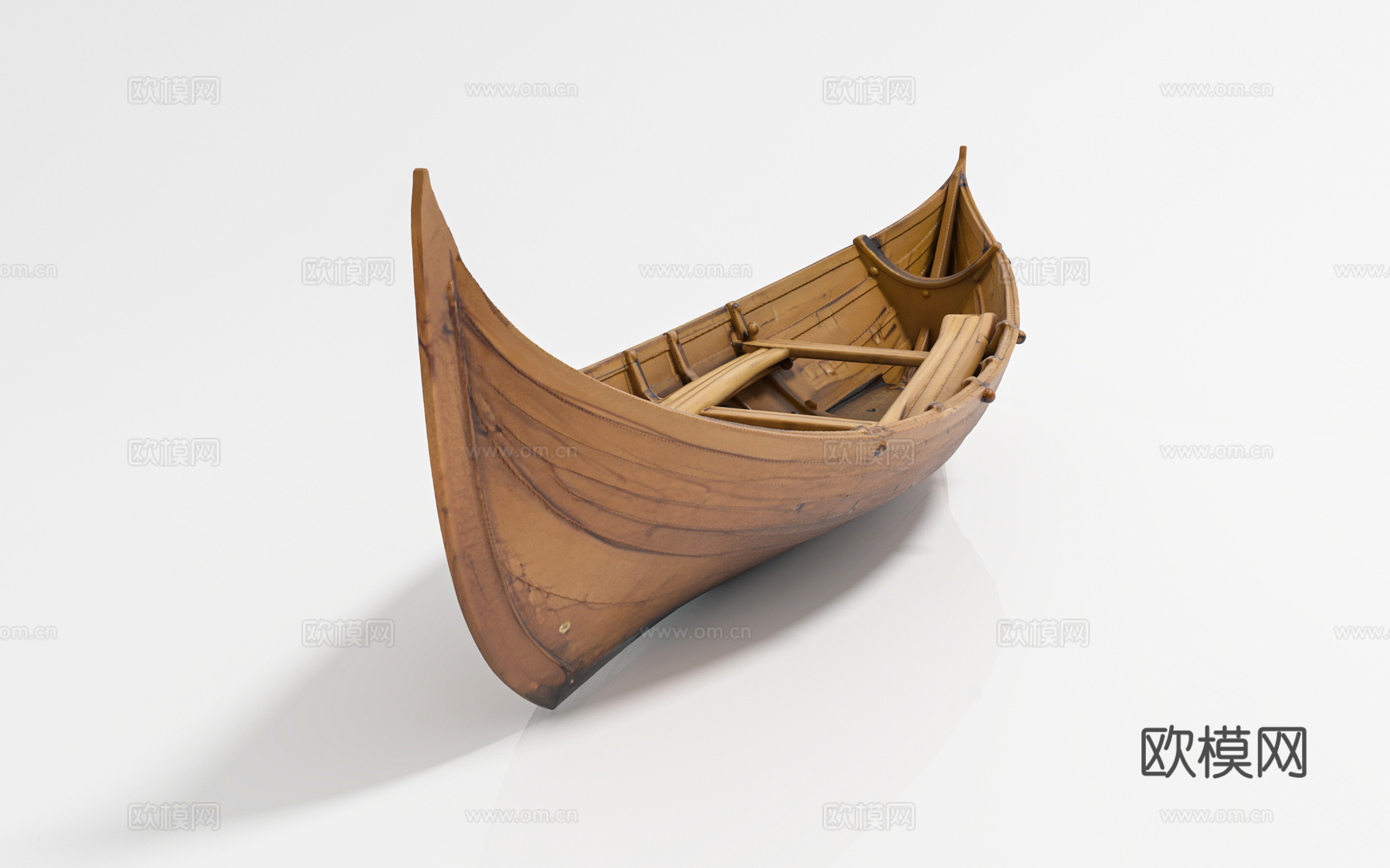 木船小船 水路交通 船只渔船 孤舟泛舟 展览展示 美陈道具3d模型