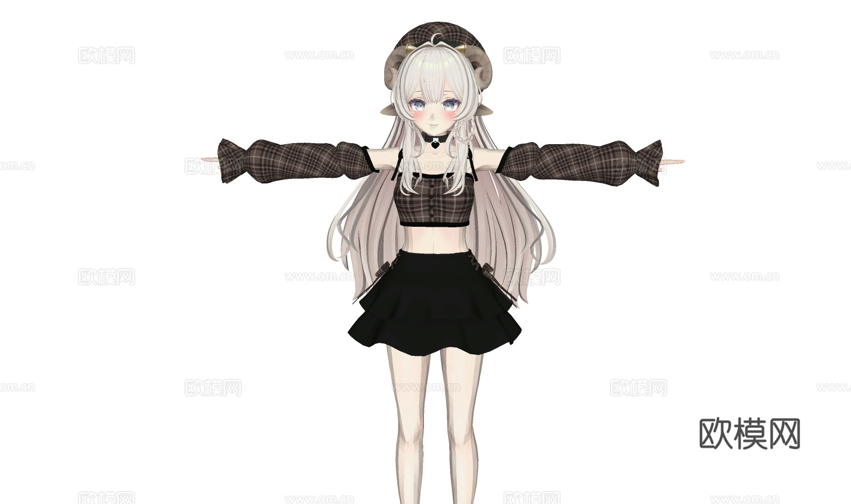 虚拟人物 二次元美女 动漫美女 可爱女孩su模型