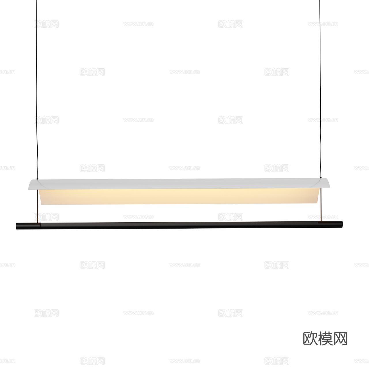 Santa &amp; Cole 极简吊灯 西班牙吊灯 布艺吊灯3d模型