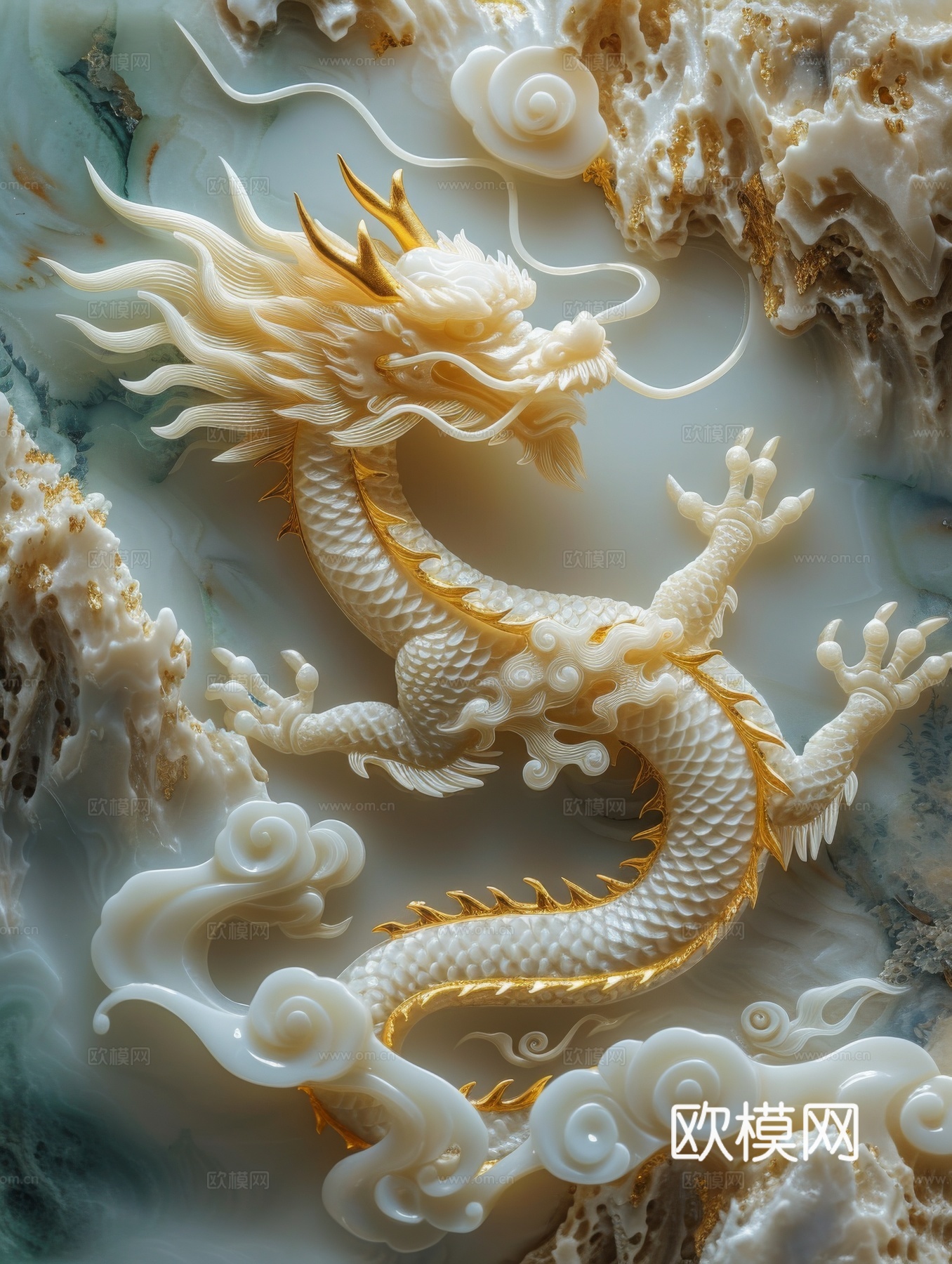 国风山水壁纸壁画