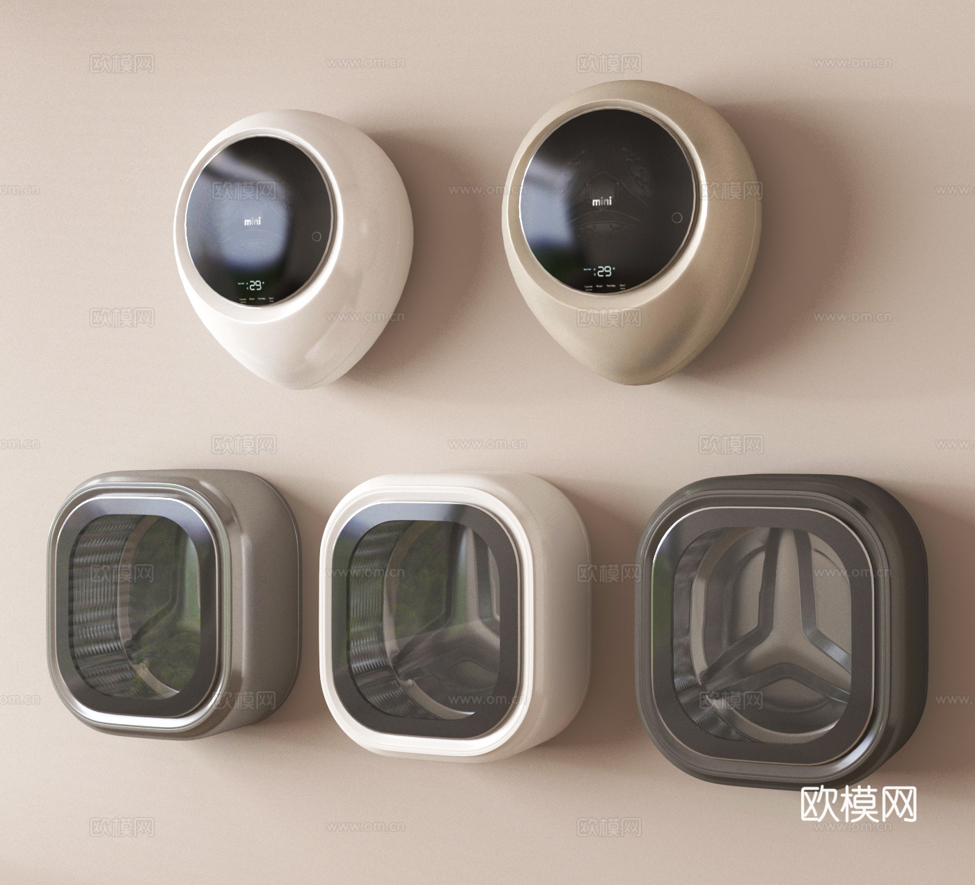 壁挂洗衣机 内衣洗衣机su模型