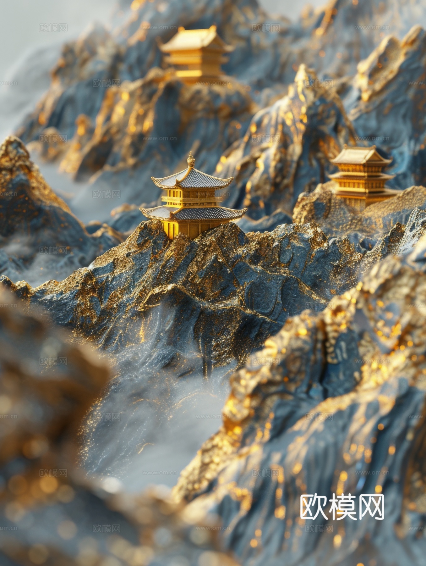 国风山水壁纸壁画