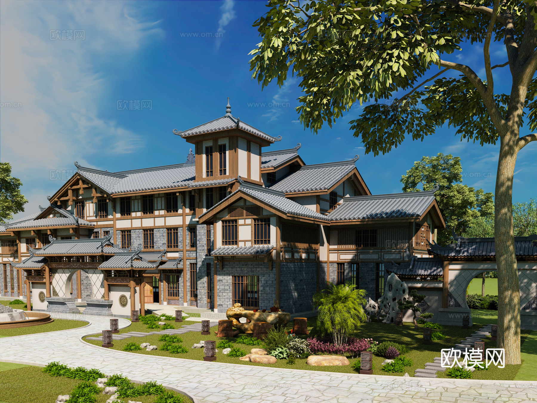 古建3d模型-Pic-1