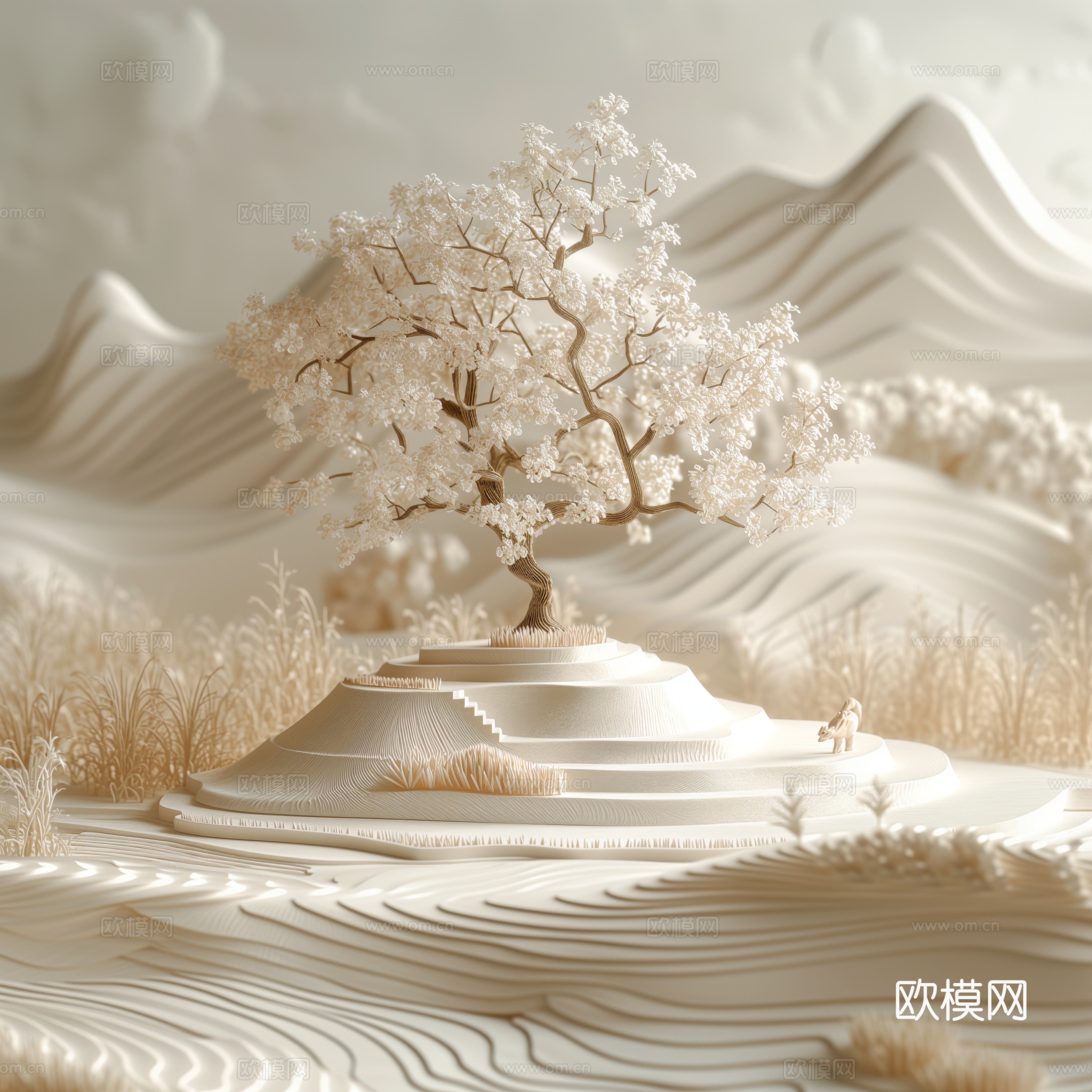 国风山水壁纸壁画