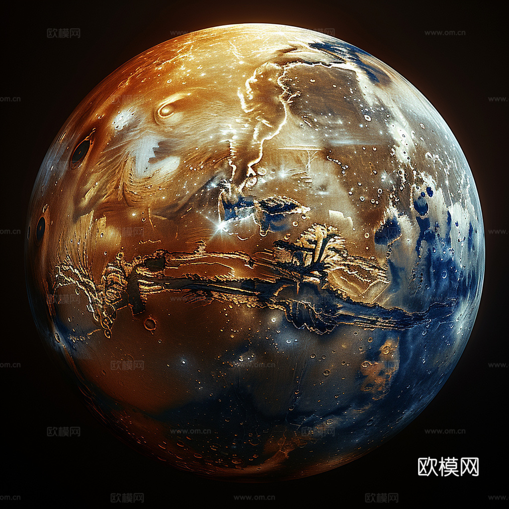 月球灯星球月亮陨石表表面