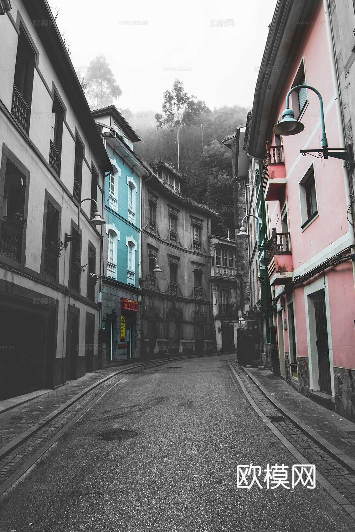 建筑挂画