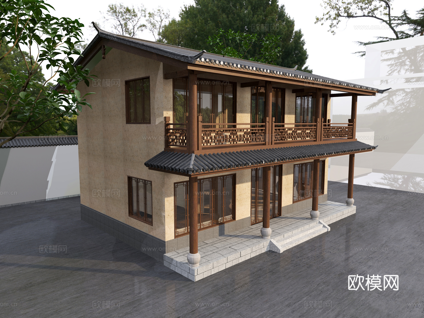 古建 中式建筑 斗拱3d模型