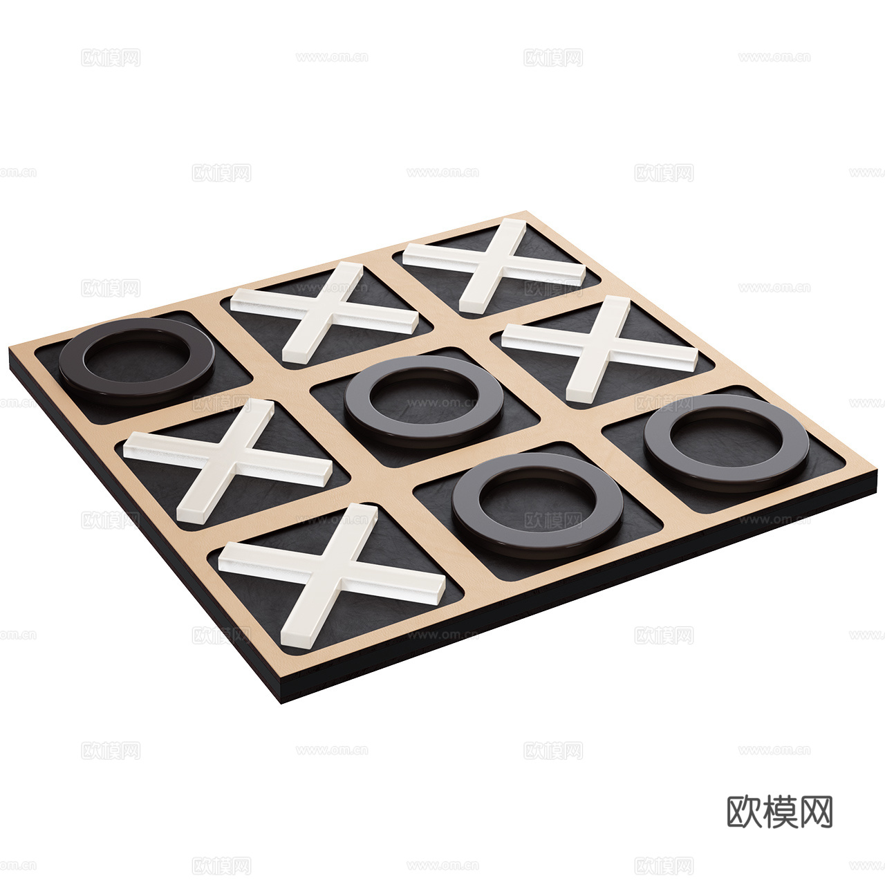 ADJ Style 井字游戏 游戏棋 棋盘 娱乐设备3d模型