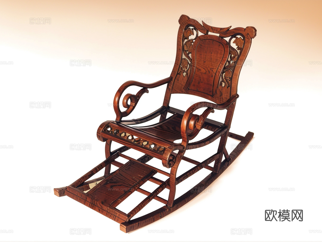 老爷椅su模型下载（渲染图1）