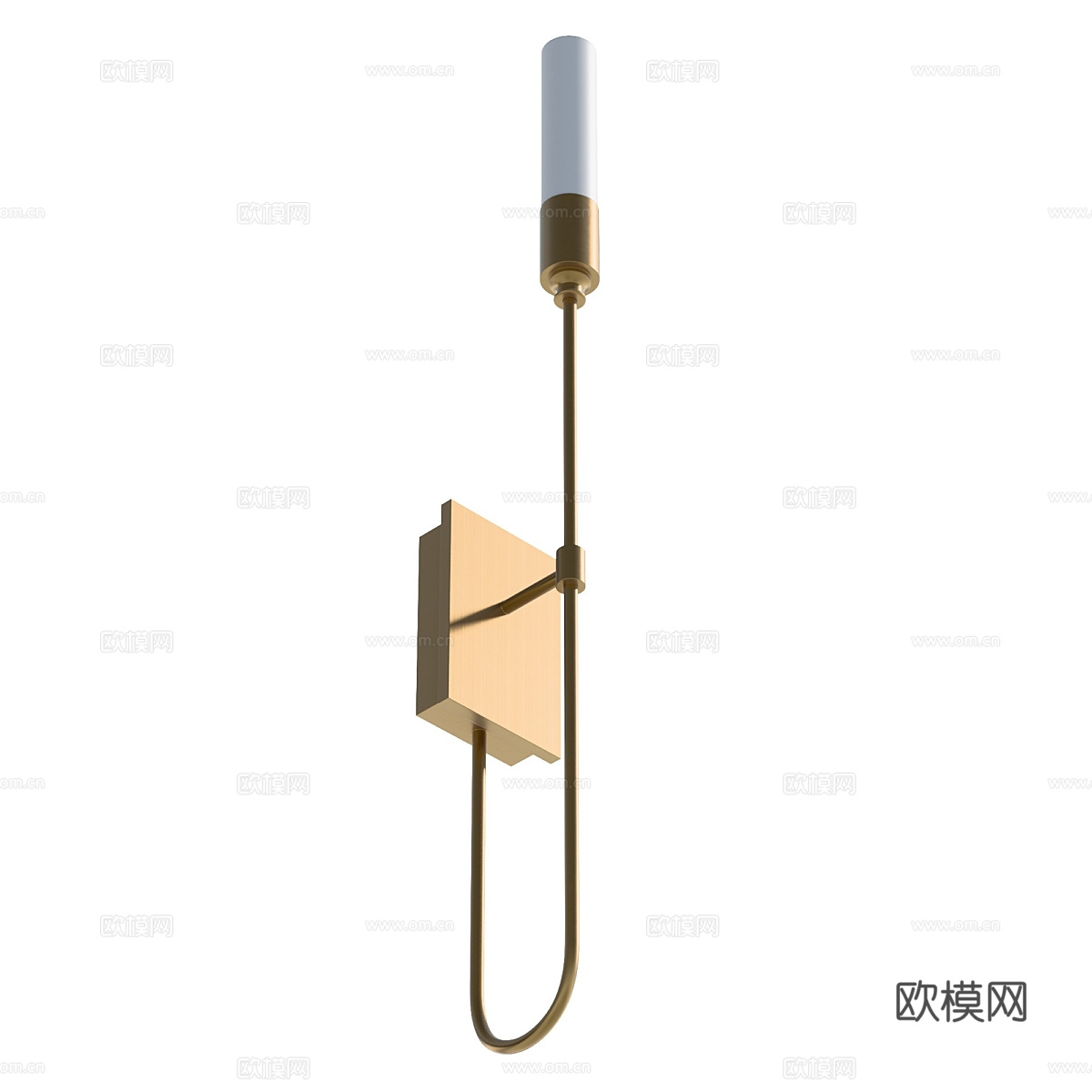 现代轻奢极简装饰壁灯3d模型