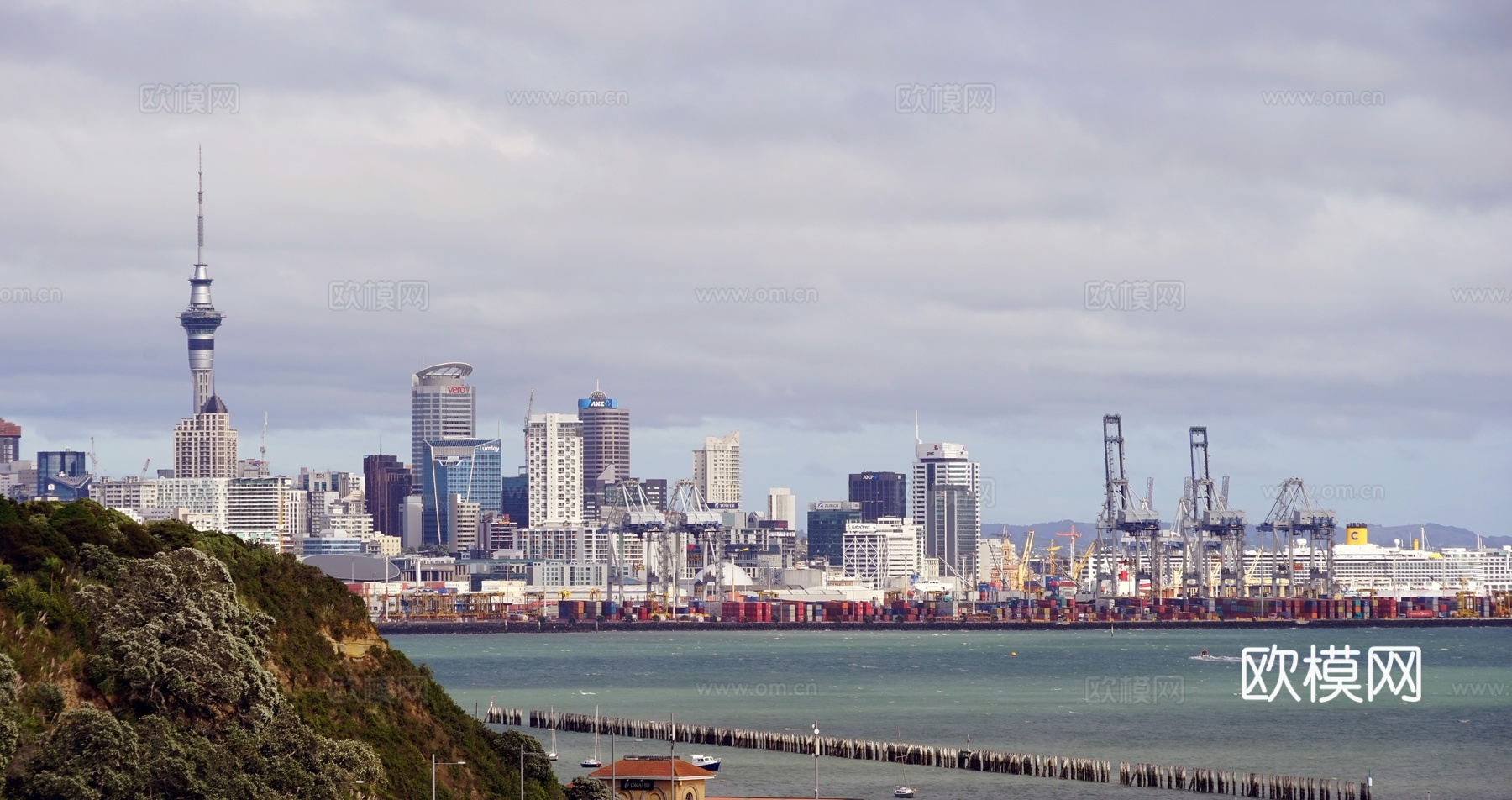 白天城市外景  马头运输外景 海边外景