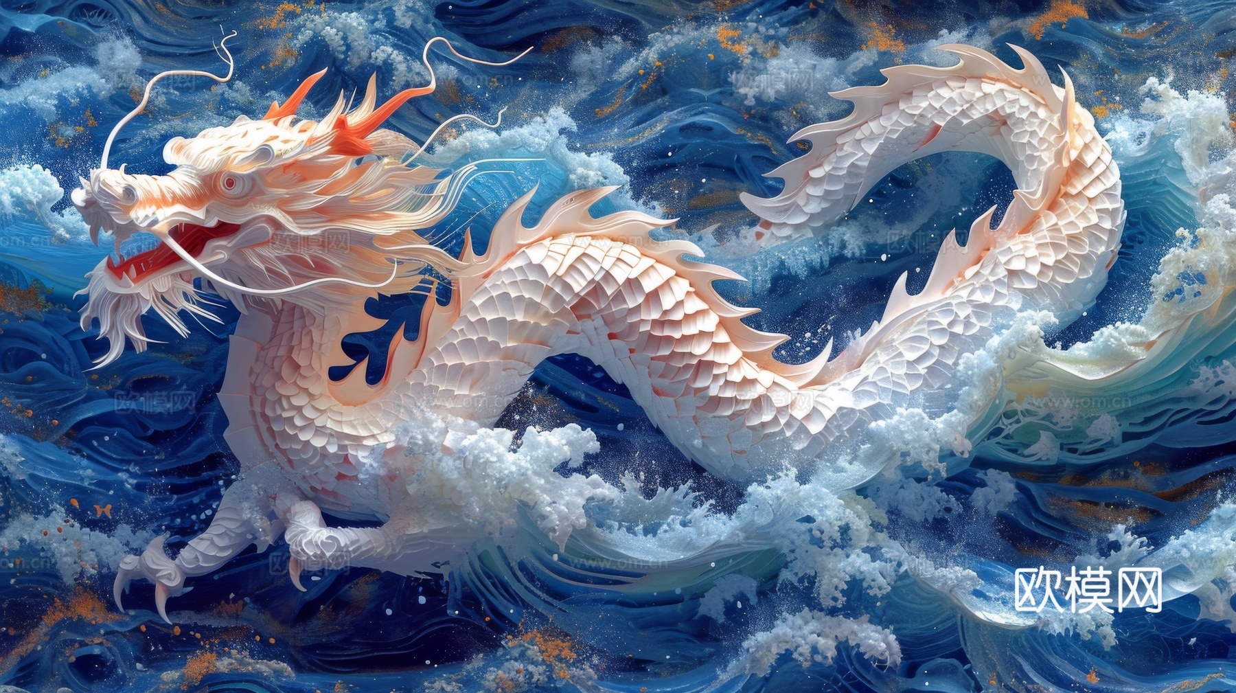 国风山水壁纸壁画