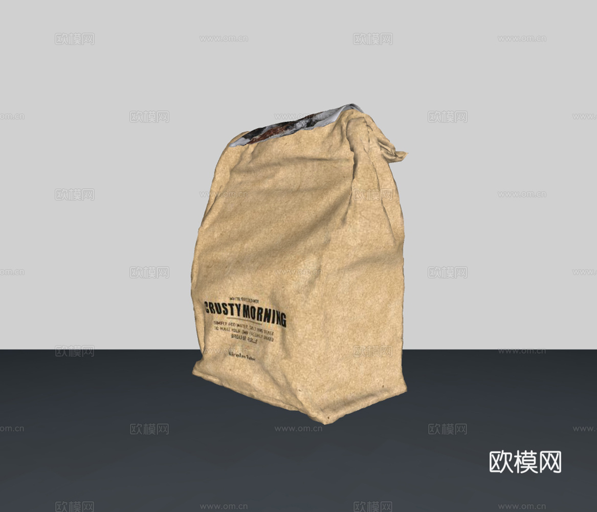 环保包装袋su模型
