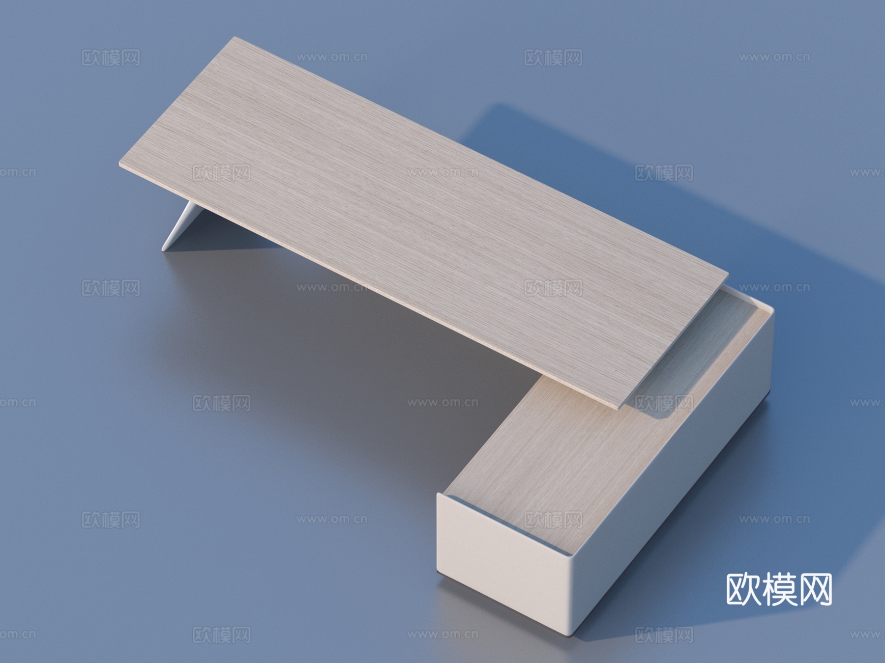 桌子 办公桌 老板桌3d模型