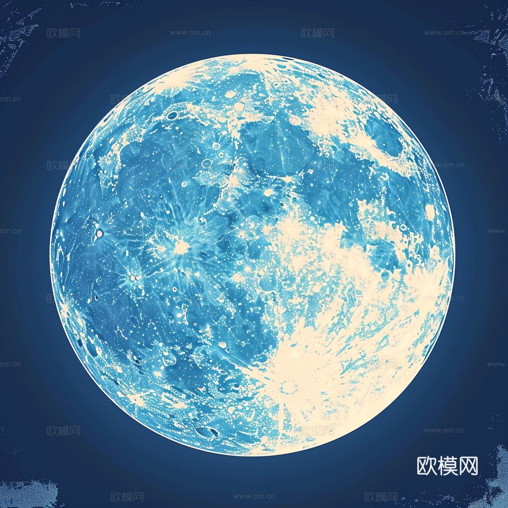 月球灯星球月亮陨石表表面