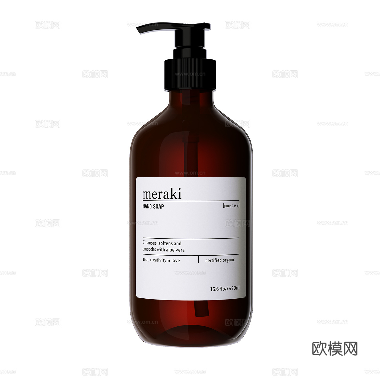 Meraki 现代化妆品 化妆品摆件 洗手液 沐浴露 护肤品3d模型