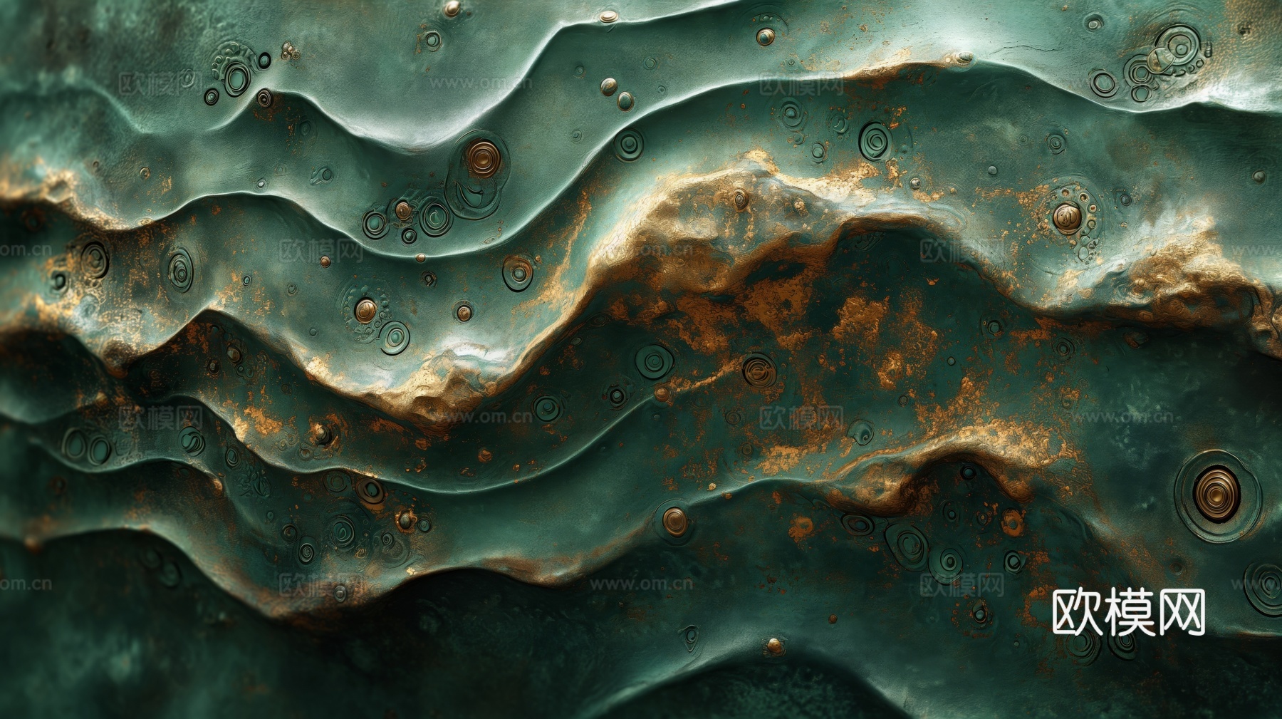 国风山水壁纸壁画下载（渲染图8）