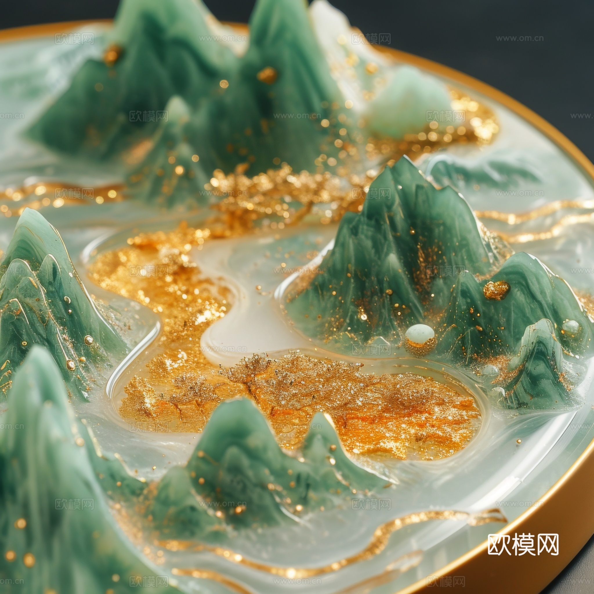 国风山水壁纸壁画