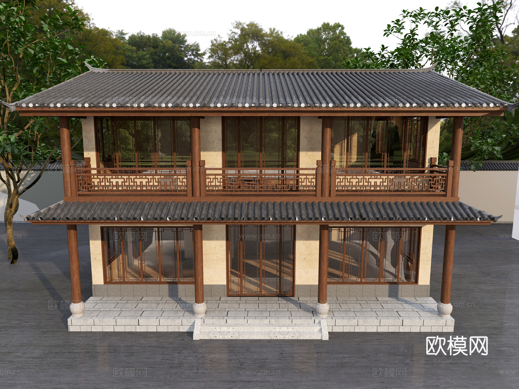 古建 中式建筑 斗拱3d模型