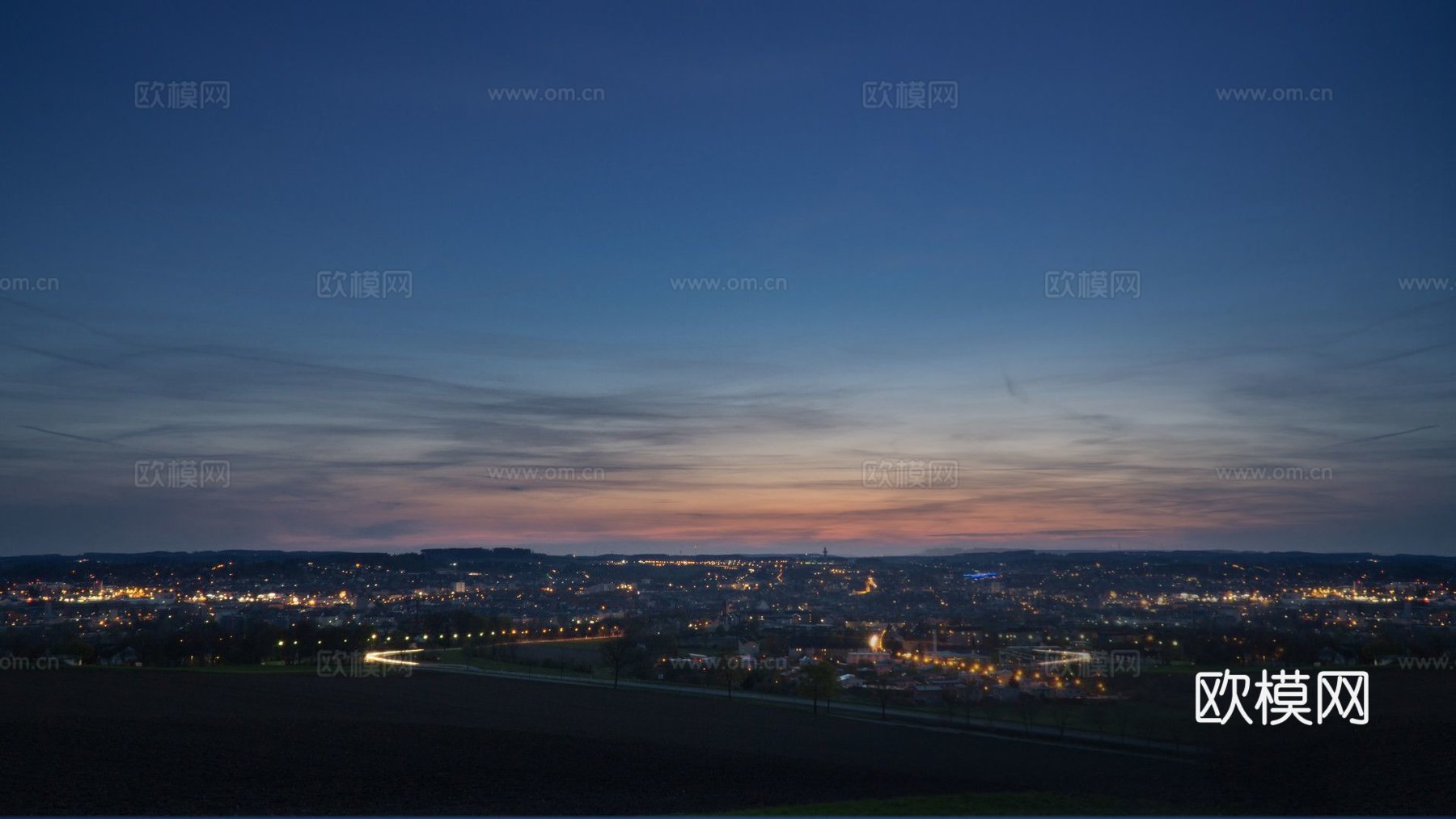 天空夜景  大自然风景