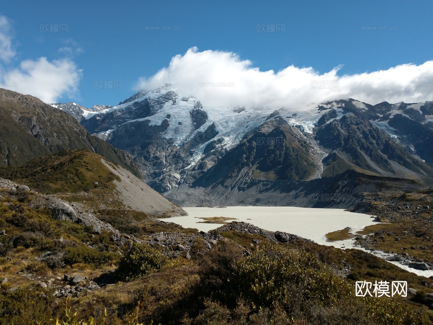雪山风景  山水风景
