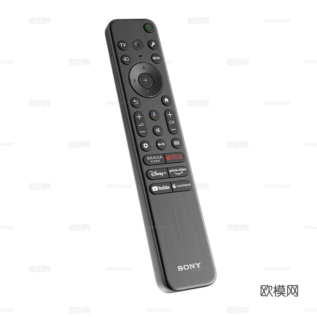 Sony 索尼 Bravia 电视遥控器 2024 遥控器3d模型