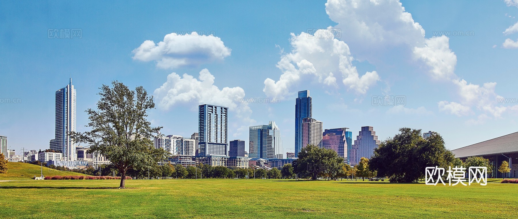 白天城市外景  都市广场贴图  环境贴图