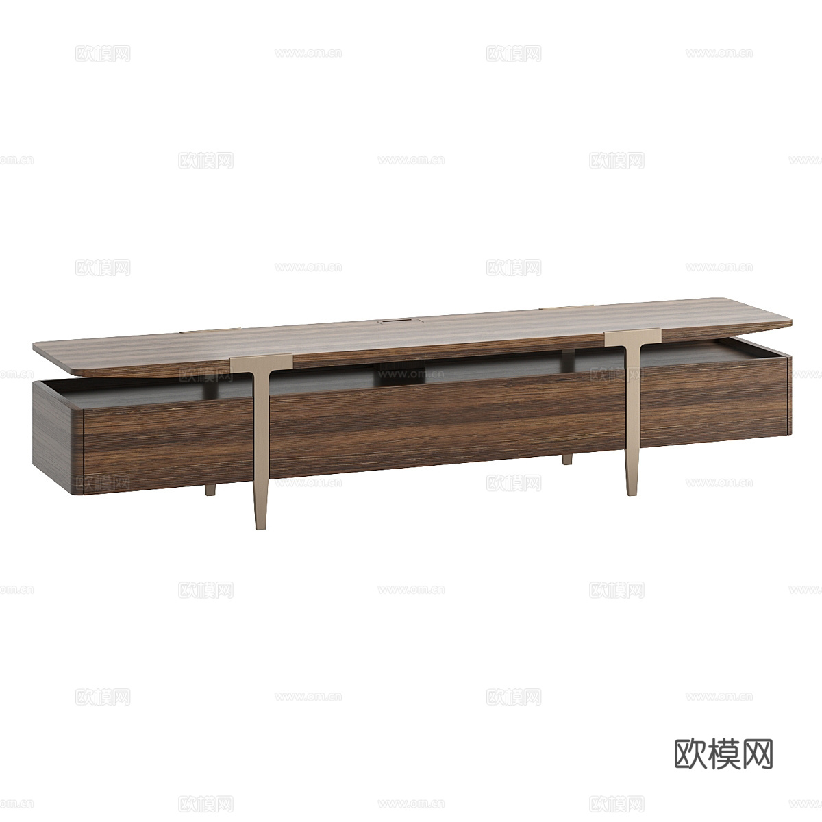 新中式轻奢电视柜3d模型