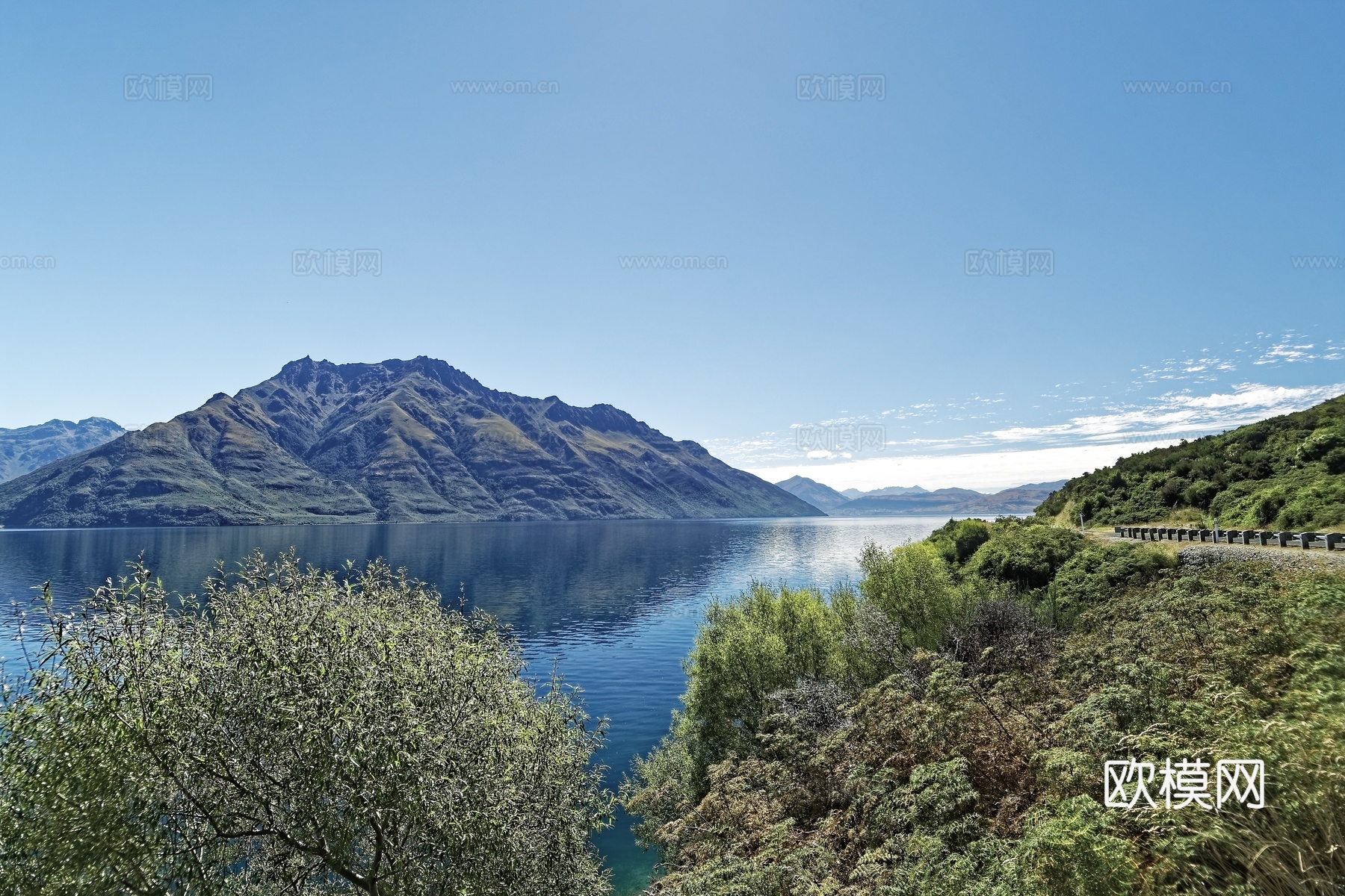 湖泊风景  山水风景