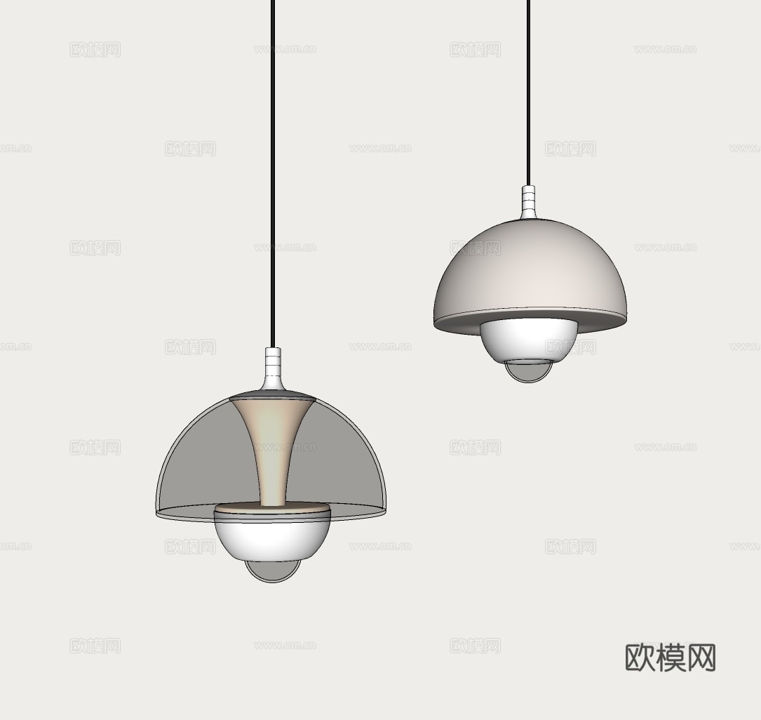 意式小吊灯 极简小吊灯 轻奢餐厅吧台吊灯 现代小吊灯 简约小su模型