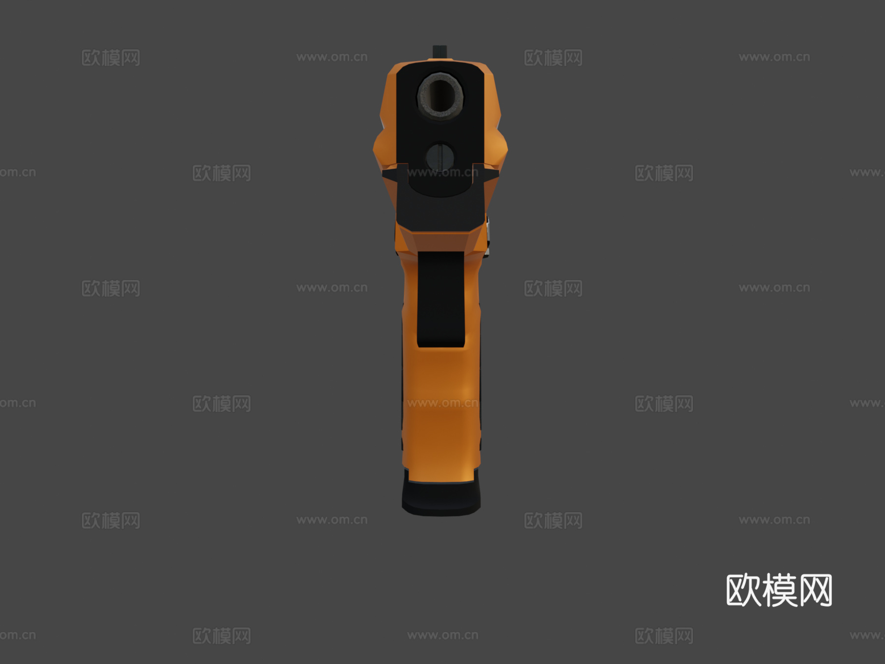P2000-警告3d模型