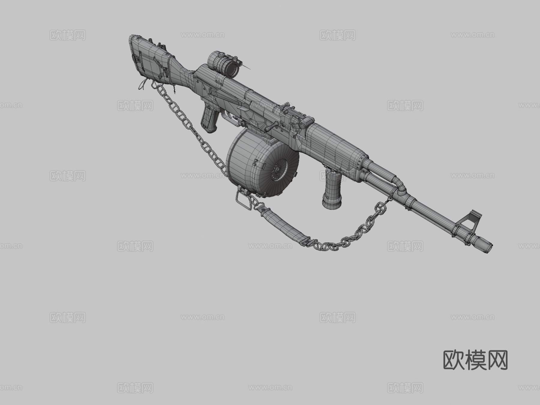 卡拉什-蒸汽朋克AK-473d模型