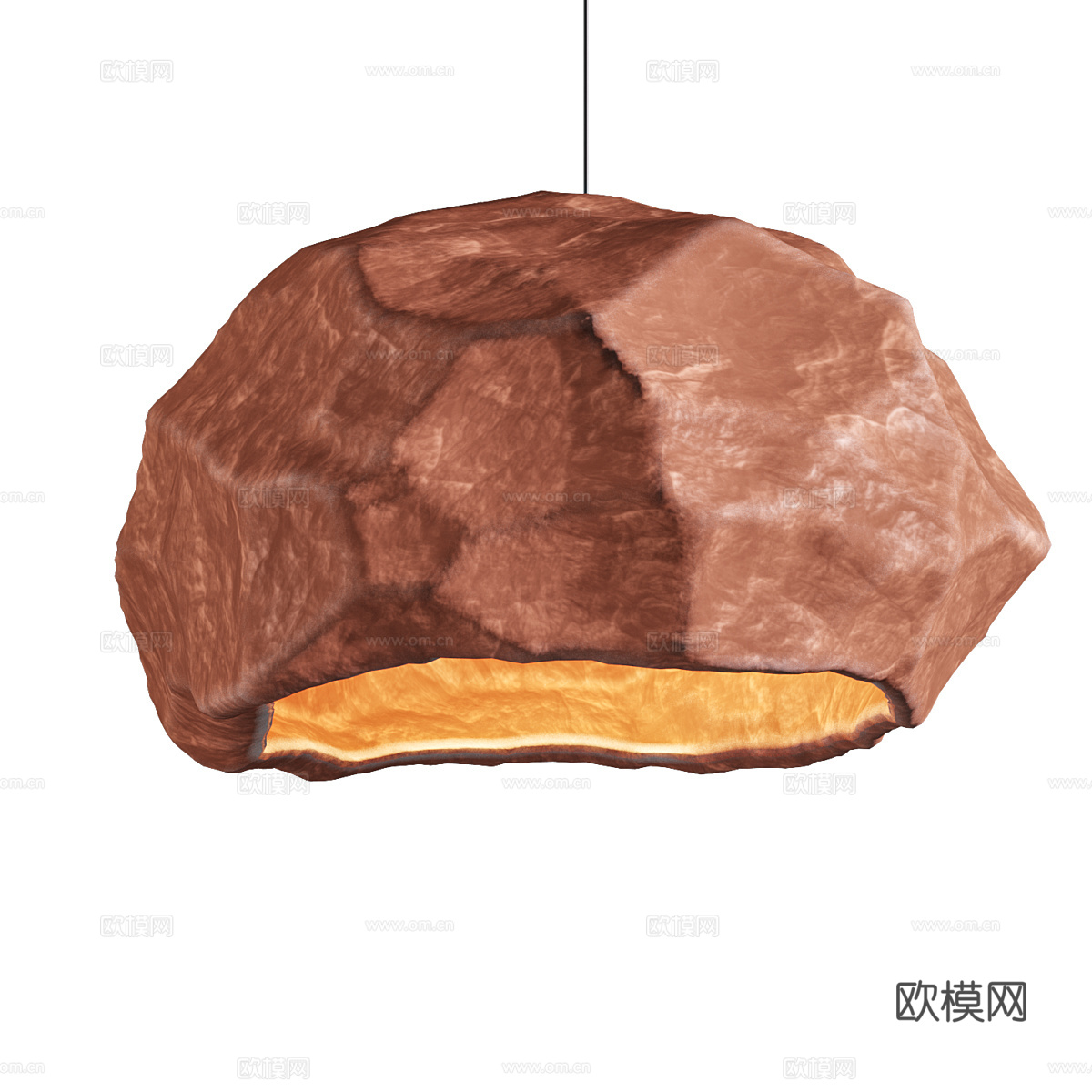 新中式侘寂装饰吊灯3d模型
