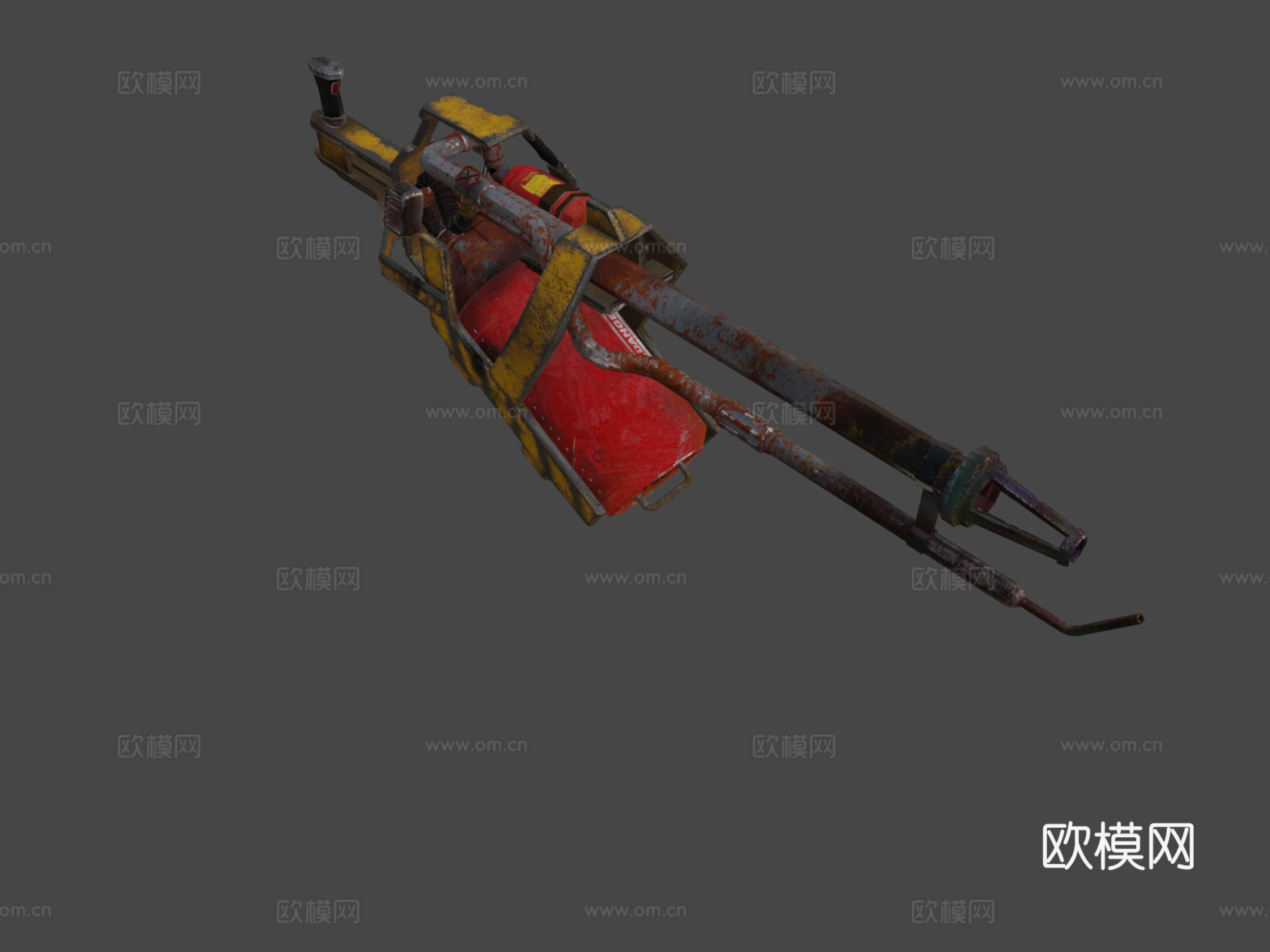 粉丝艺术-辐射4-火焰喷射器模型3d模型