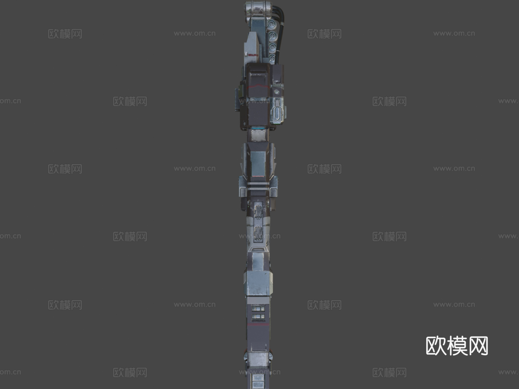 高斯炮-读数器-第一次接触3d模型