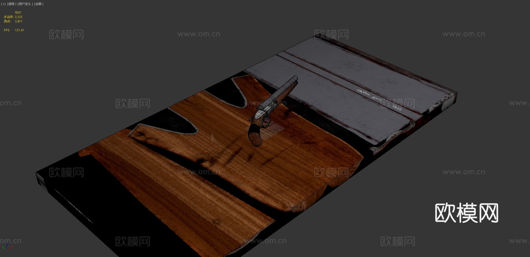 双管截短霰弹枪3d模型