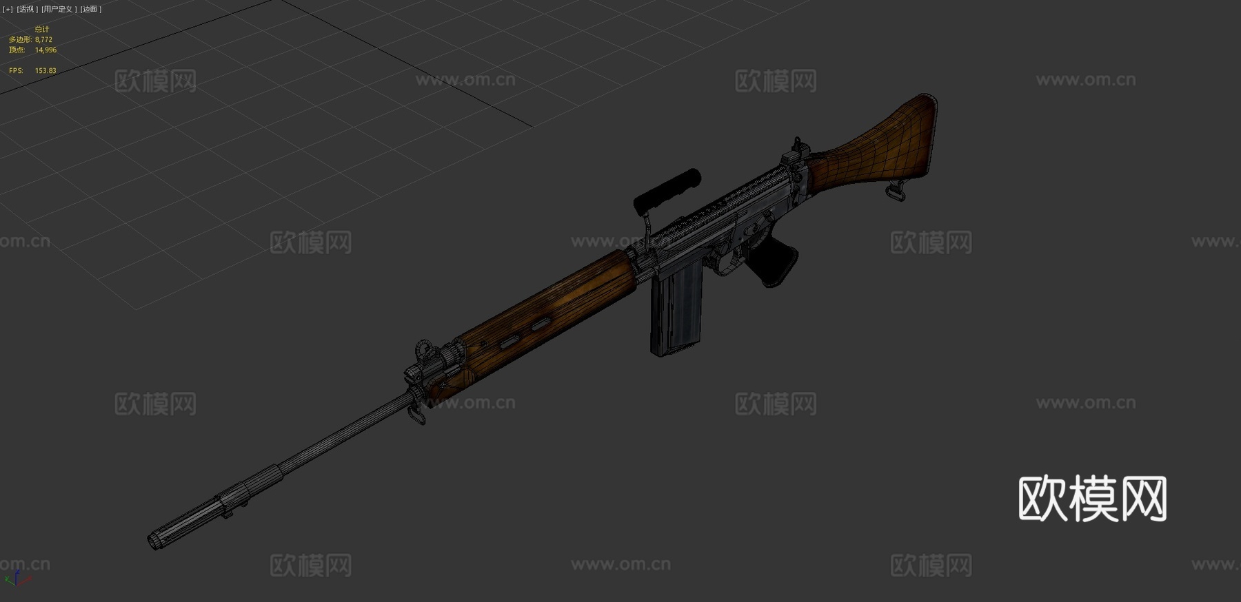FN FAL3d模型