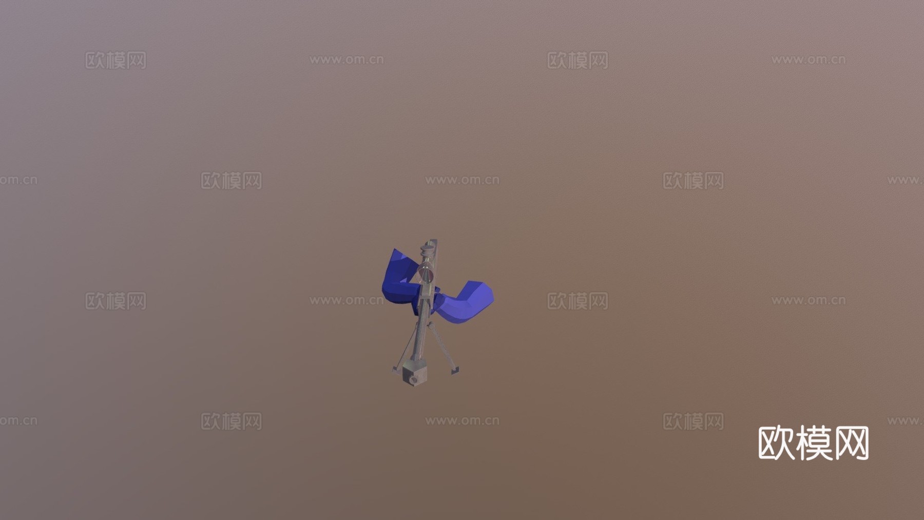 巴雷特M95渲染图3d模型