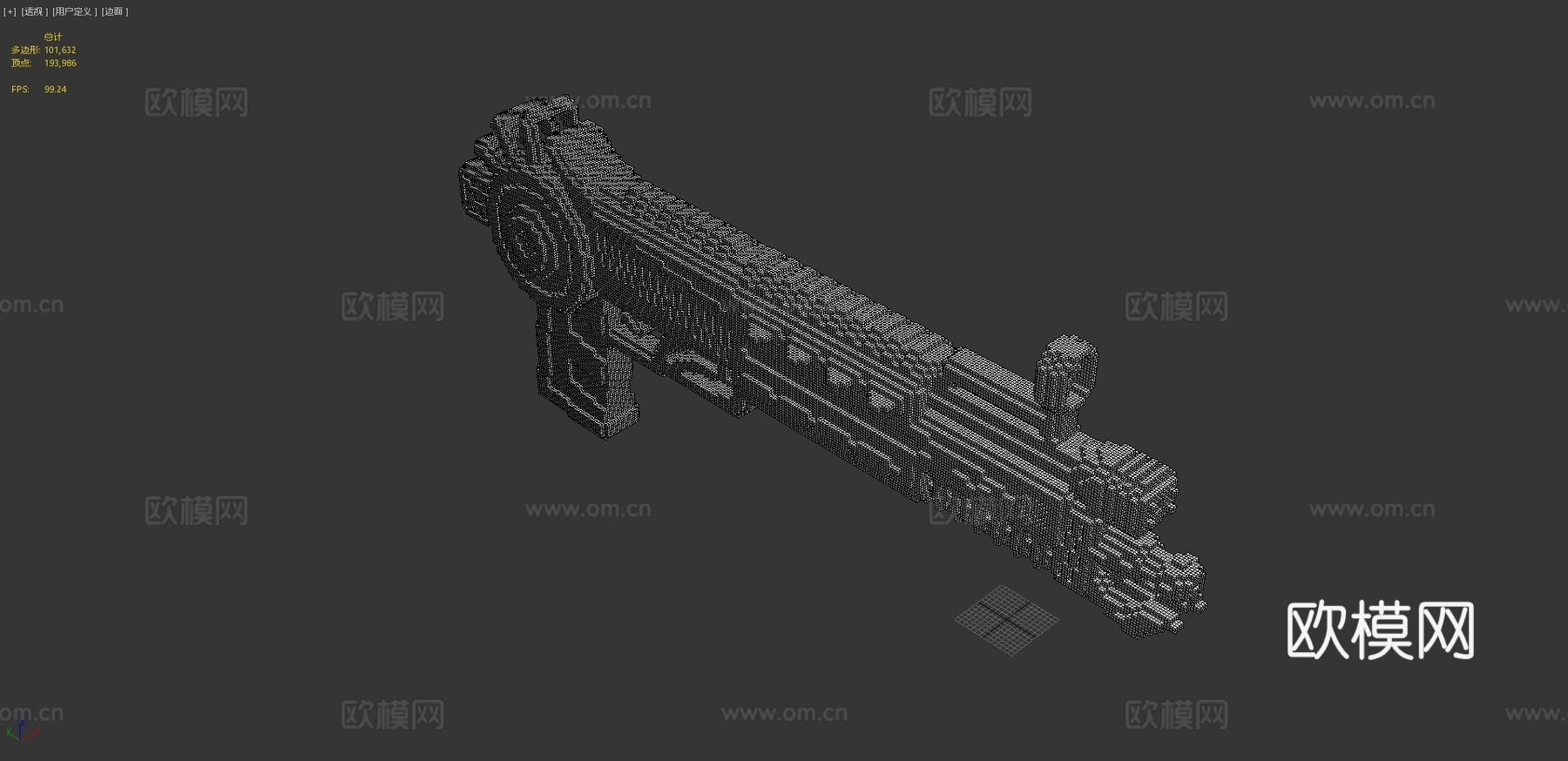 奇迹1=强化升级=(立方64-128X)[已退役]3d模型