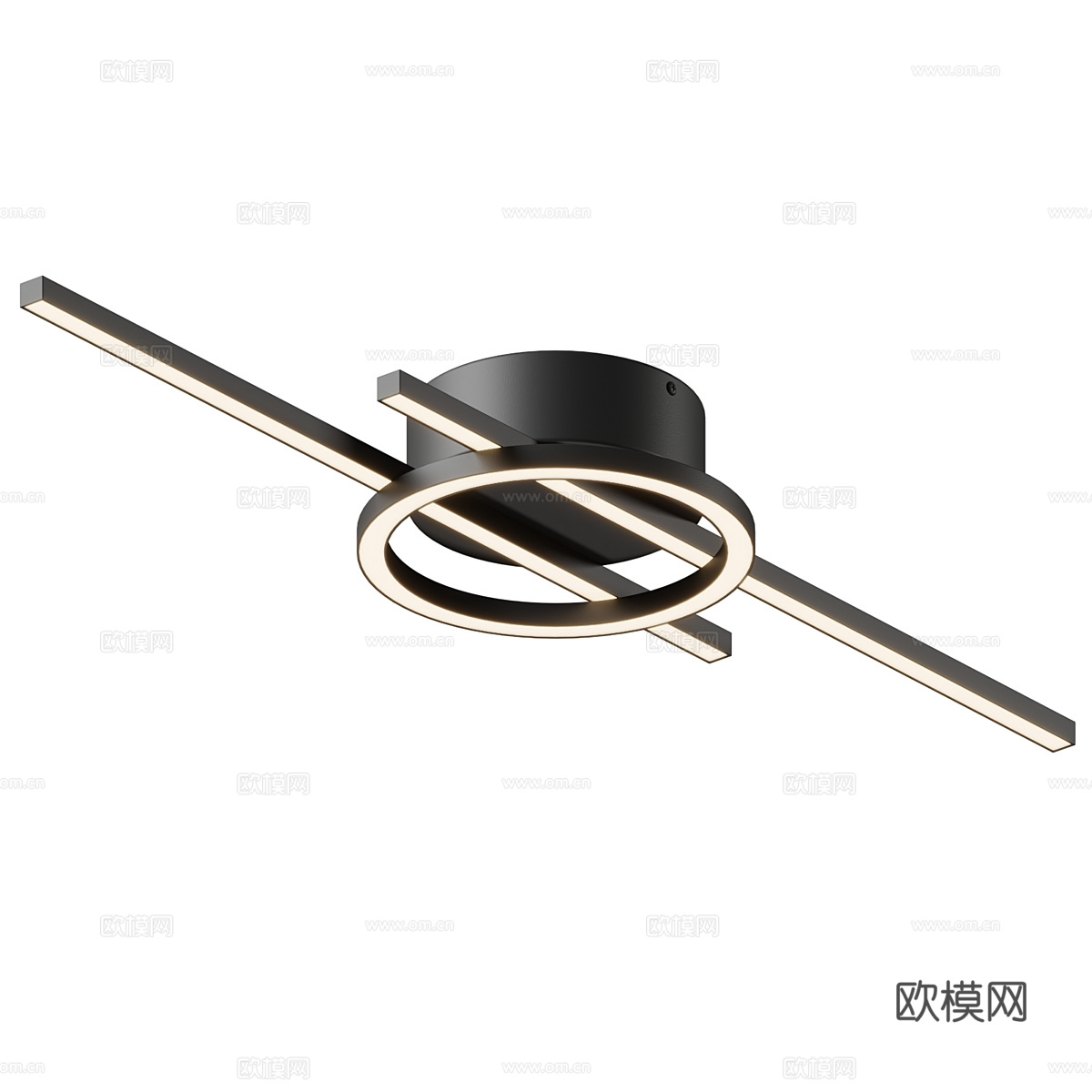 现代极简吸顶灯3d模型