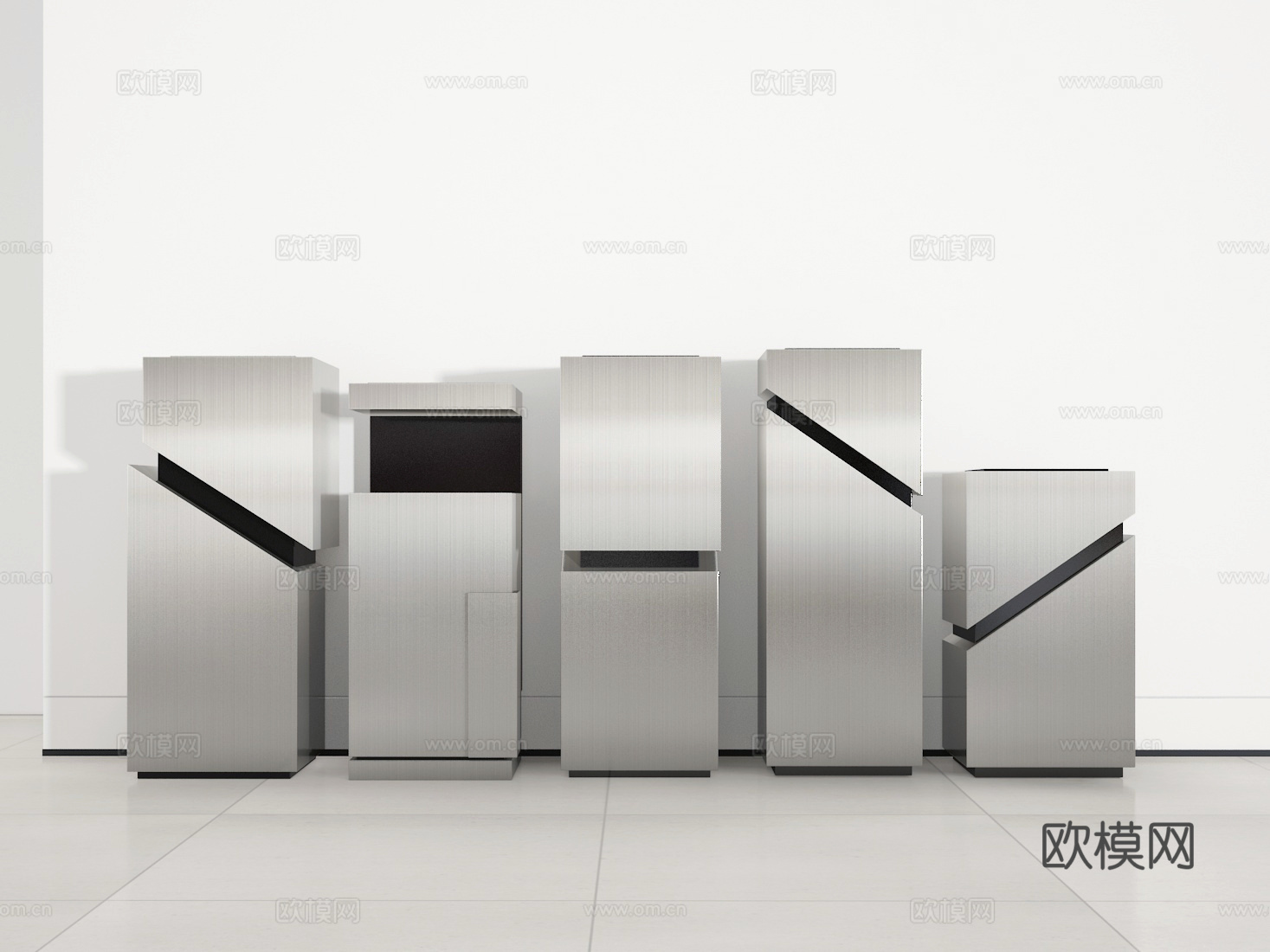 垃圾桶3d模型下载