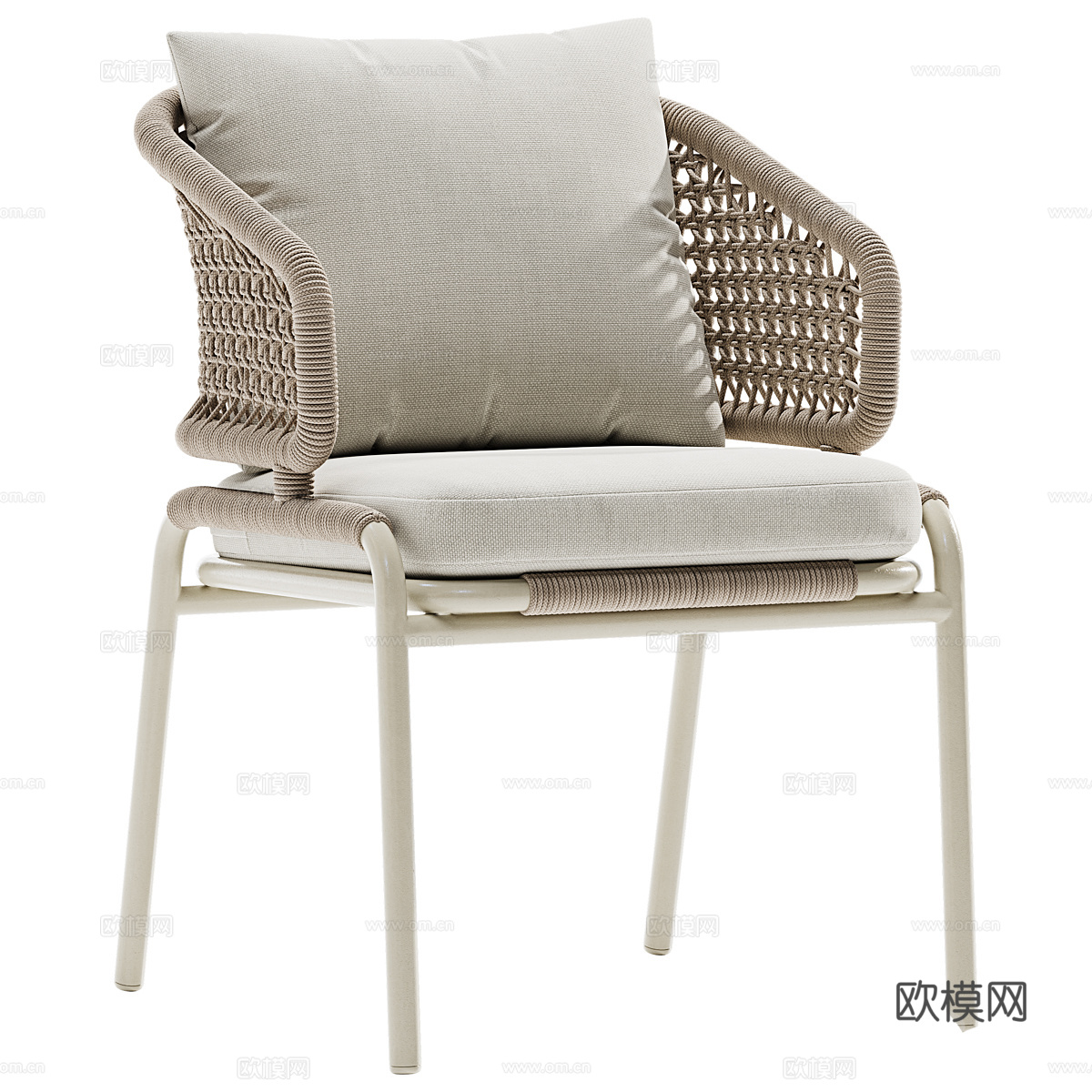 新中式休闲桌椅3d模型