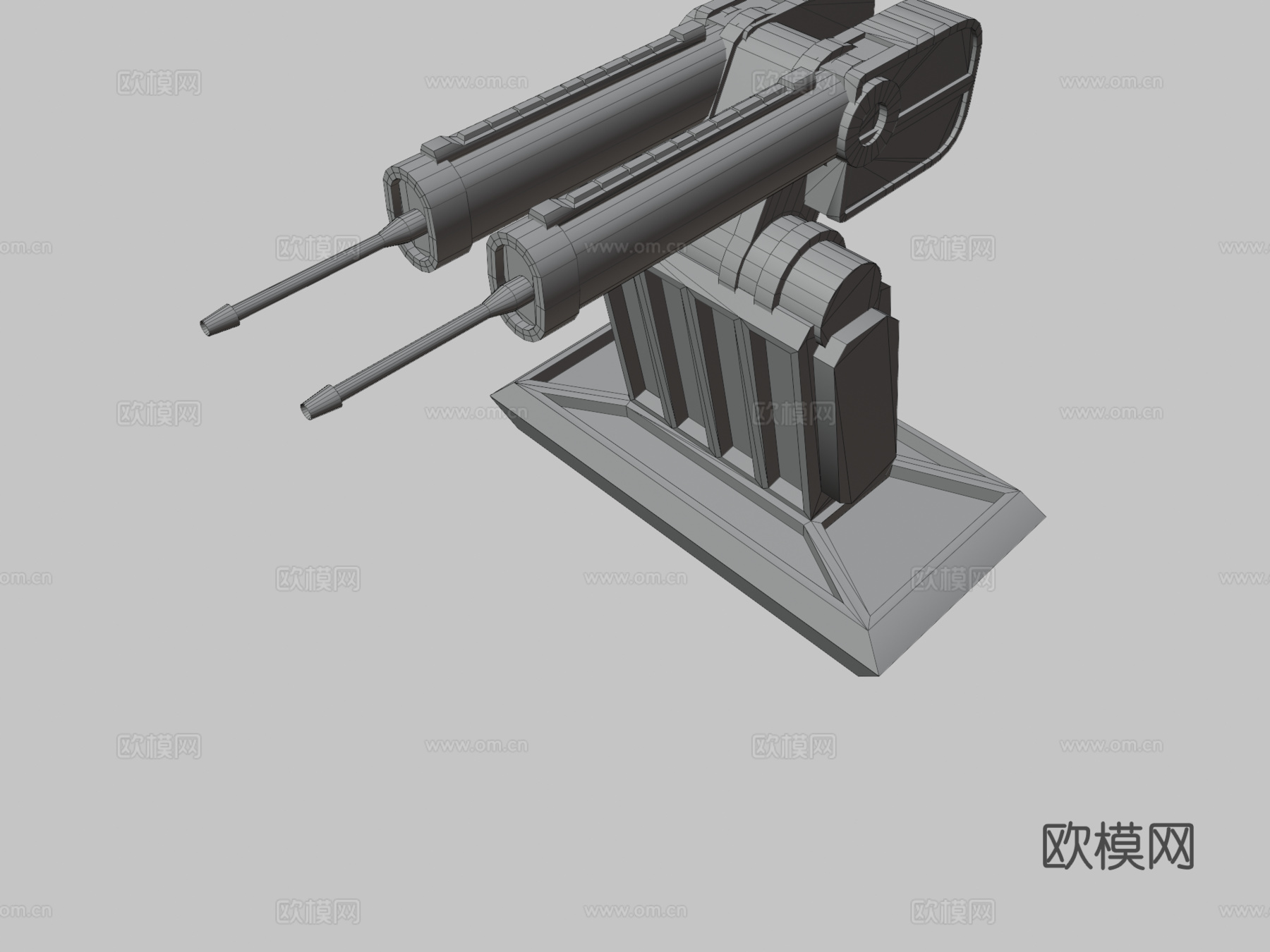 机枪塔3d模型