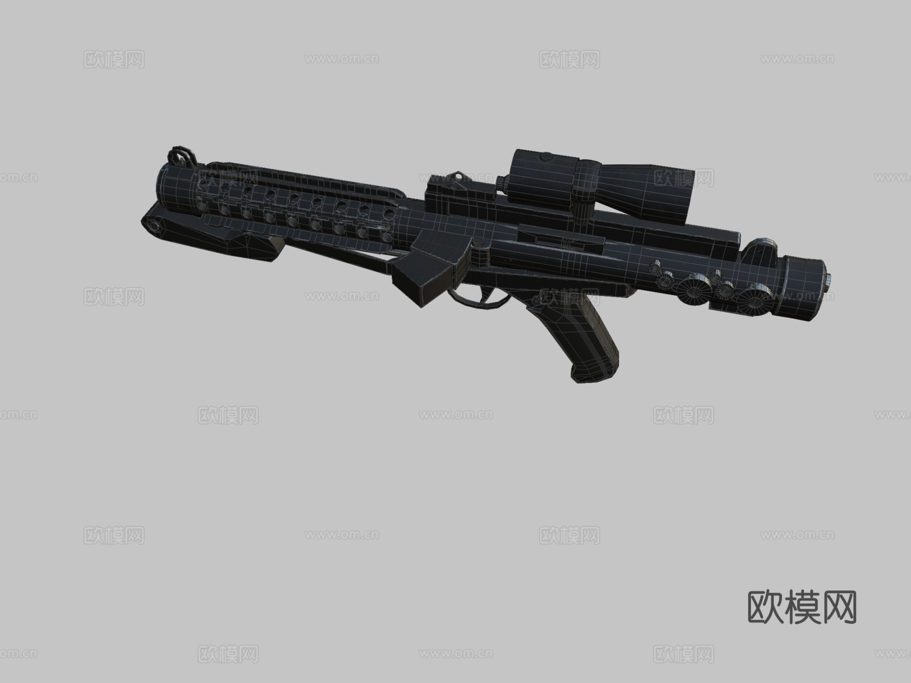 E-11爆破枪3d模型