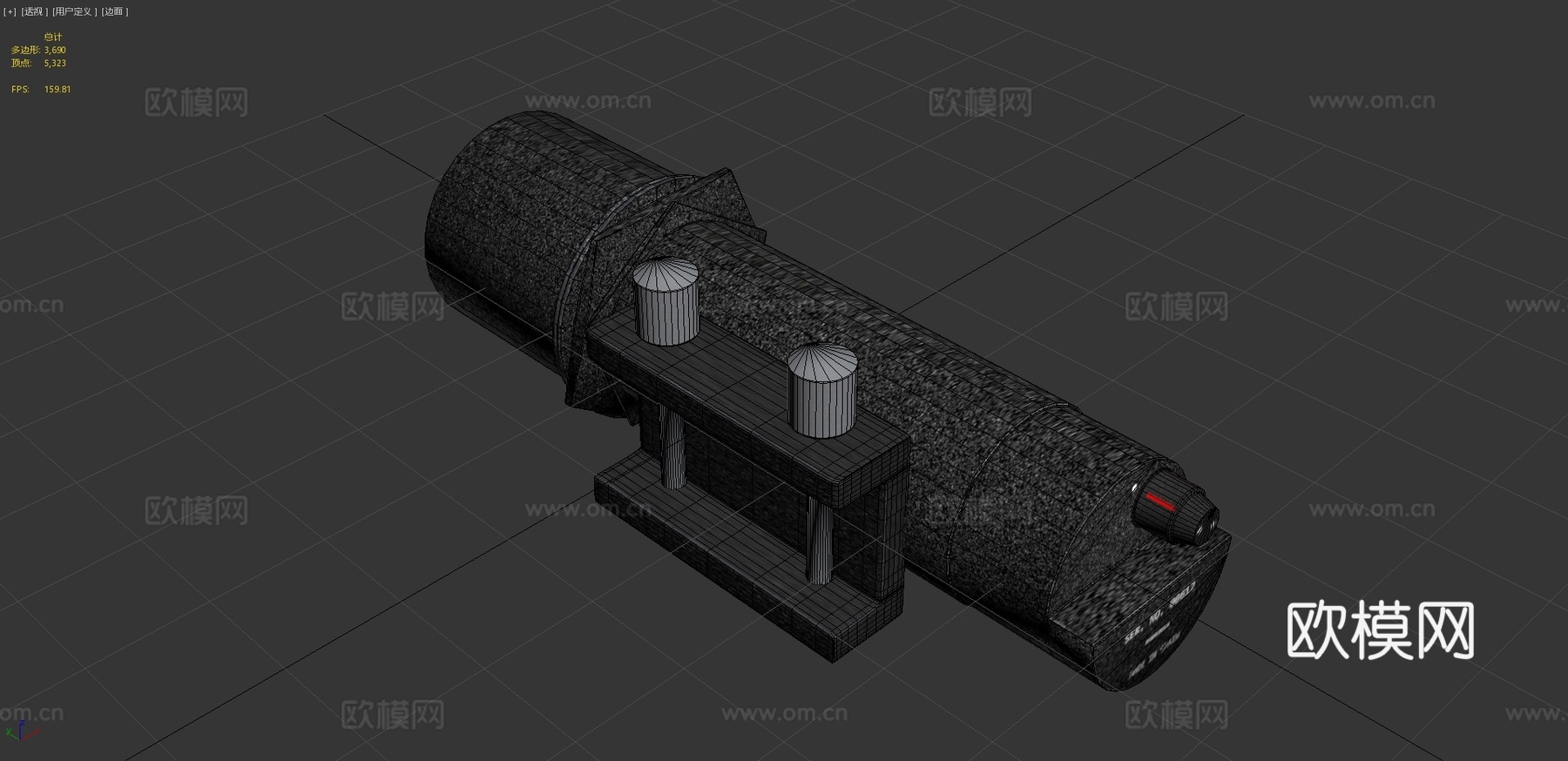 Dayz枪手电筒3d模型