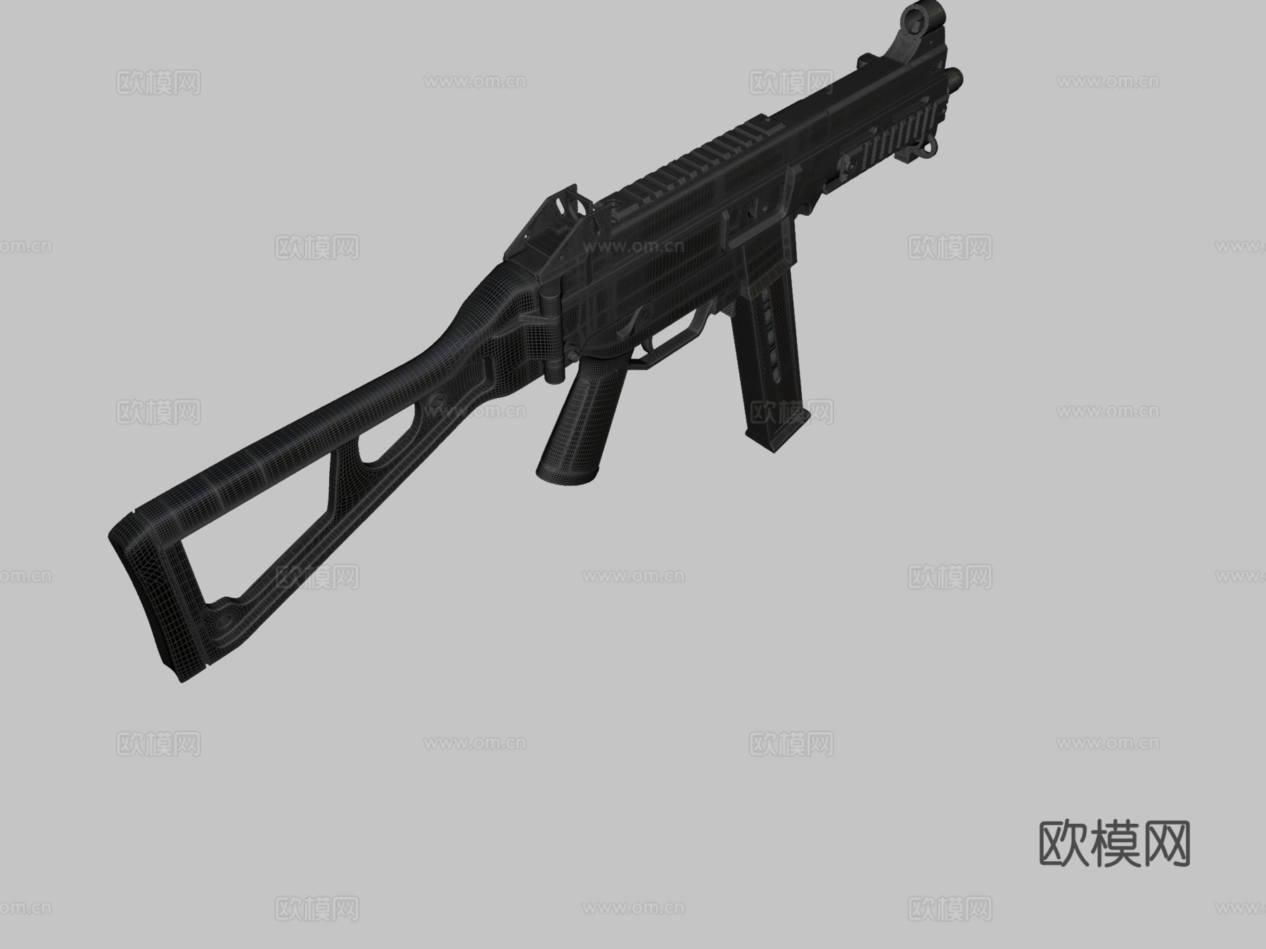 H&amp;K UMP .453d模型
