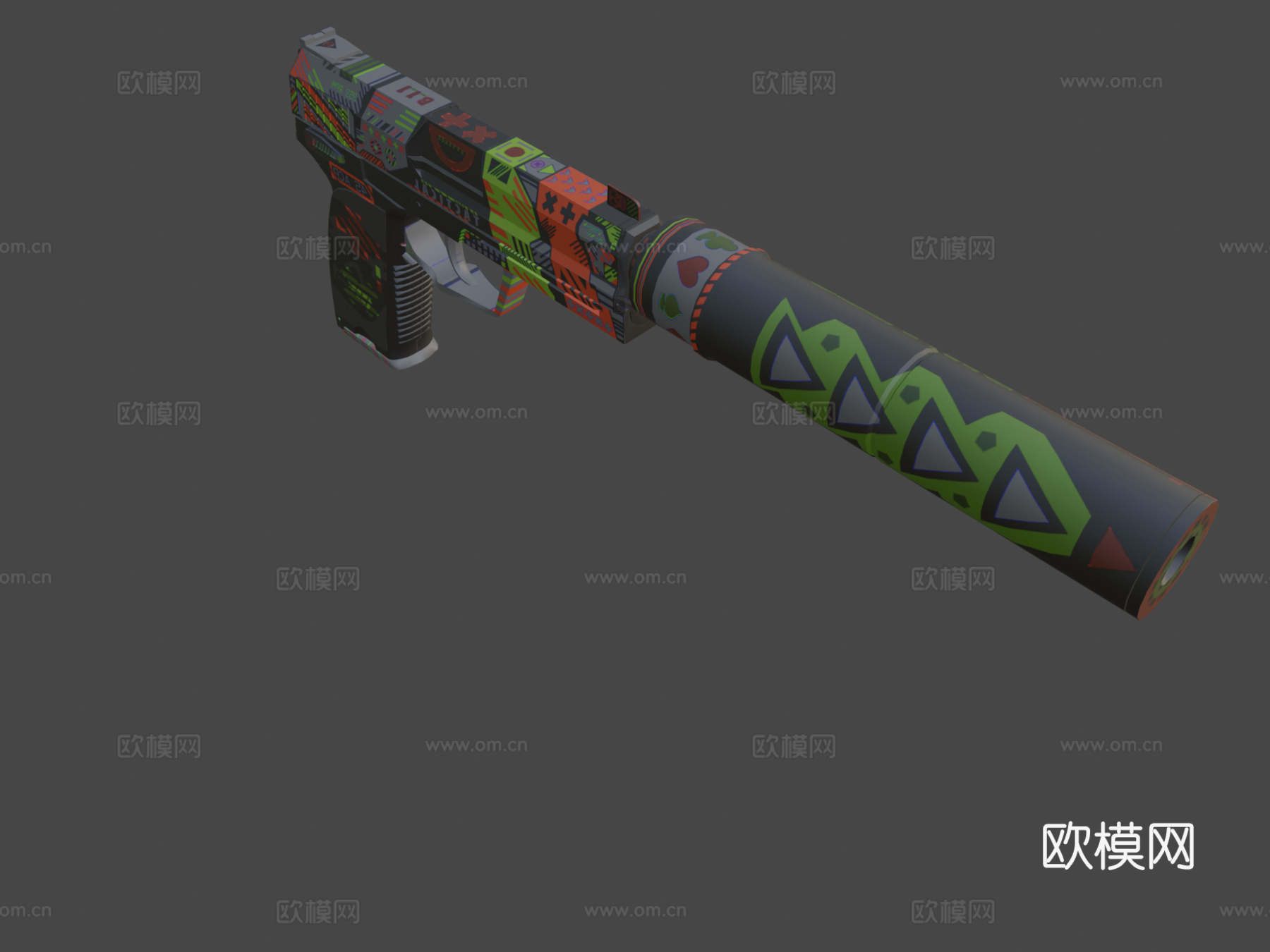 USP-S点亮即命中3d模型