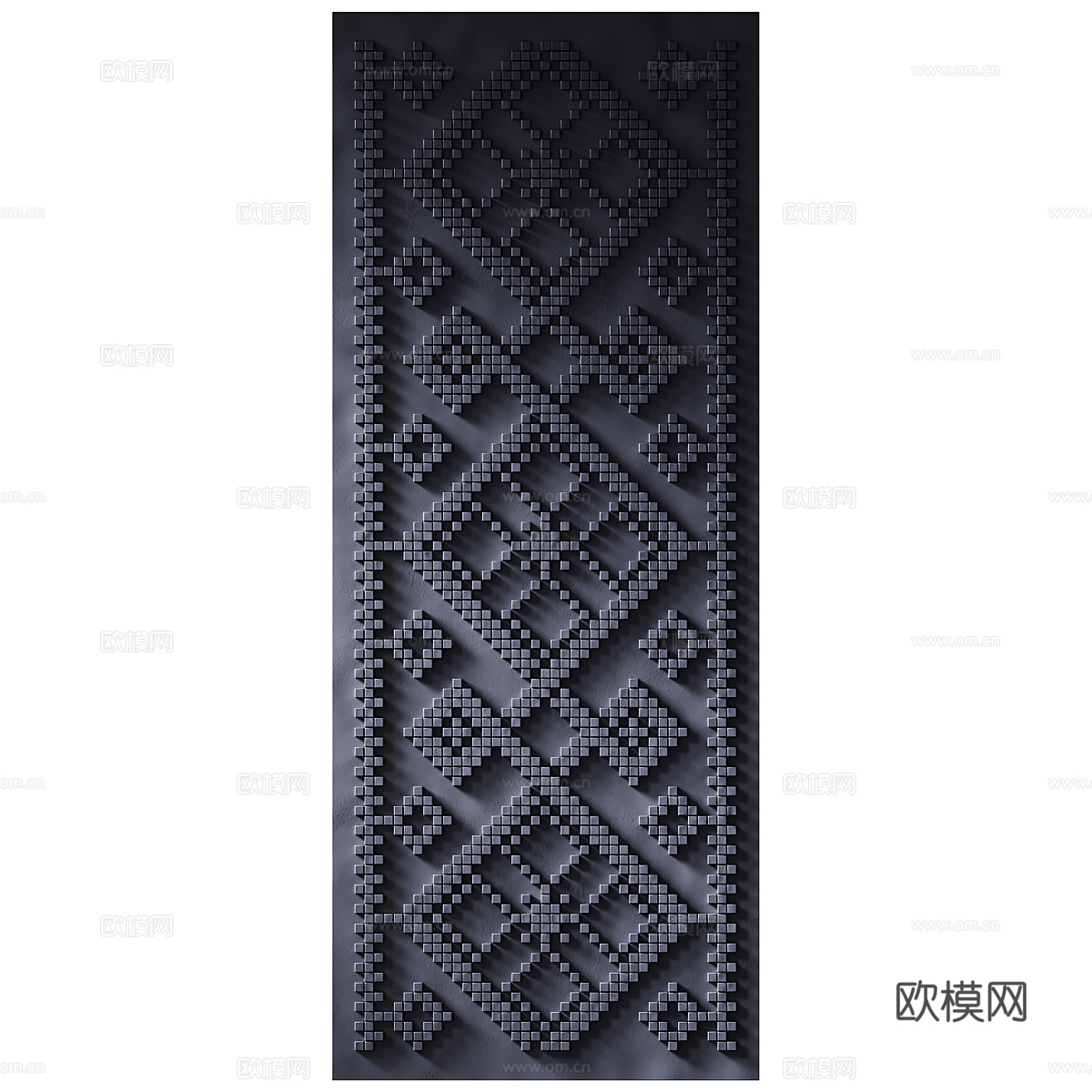 现代侘寂艺术挂件3d模型